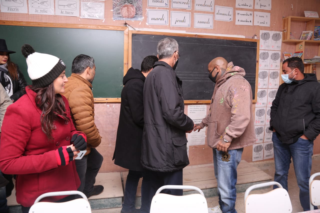 مدرسة تم ترميمها في القصرين